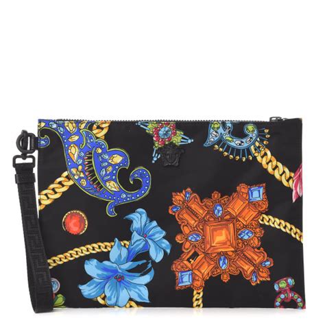 VERSACE Nylon Marsupio St Catene Medusa Pochette